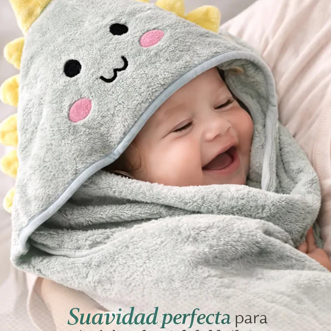 Toalla de Baño Infantil con Capucha Cklass Varios Diseños 2