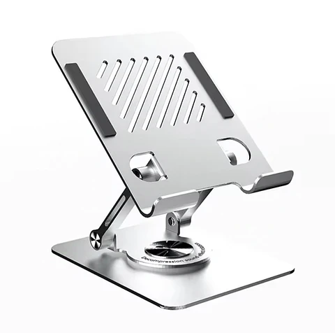 Soporte Metálico para Tablet o iPad Giratorio 360° Ajustable