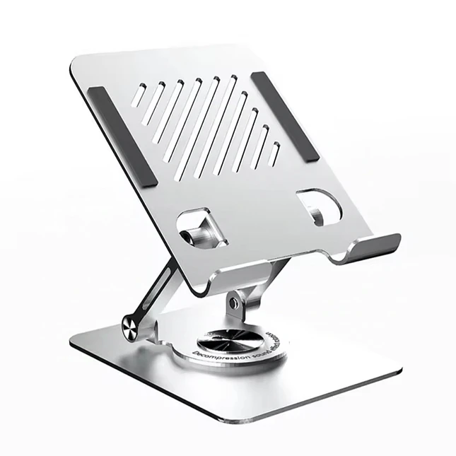 Soporte Metálico para Tablet o iPad Giratorio 360° Ajustable 1