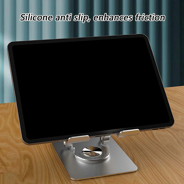 Soporte Metálico para Tablet o iPad Giratorio 360° Ajustable 4