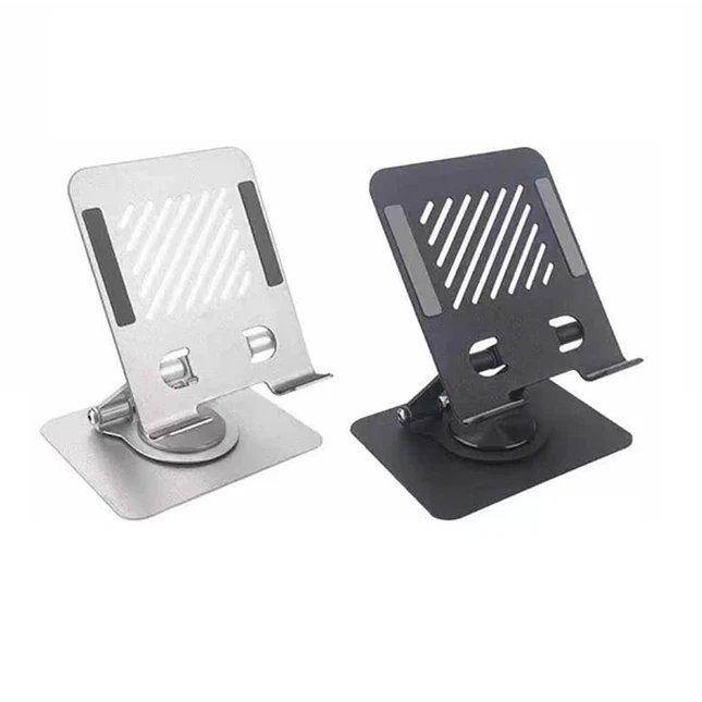 Soporte Metálico para Tablet o iPad Giratorio 360° Ajustable 6
