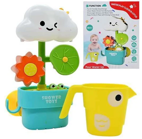 Juguete de Baño para Bebé Cloud & Lotus con Cascada de Agua