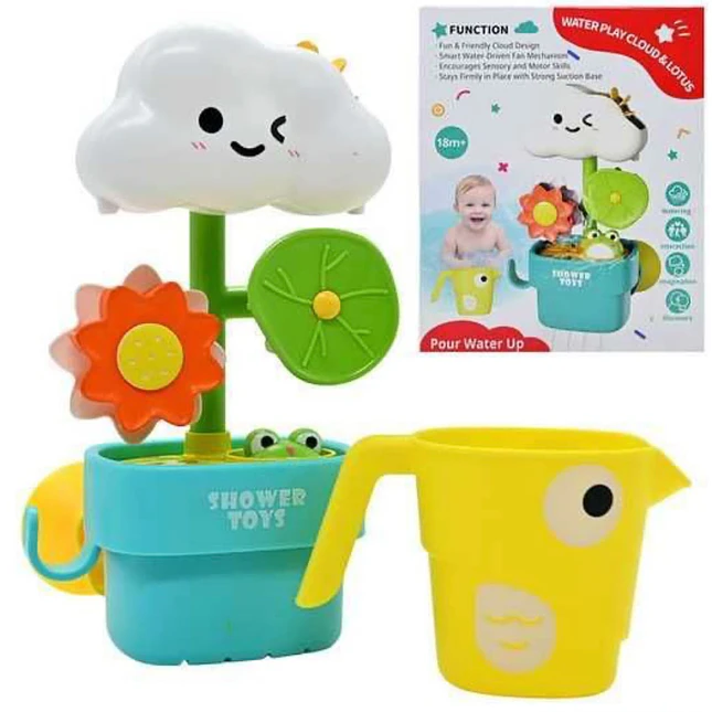 Juguete de Baño para Bebé Cloud & Lotus con Cascada de Agua 1