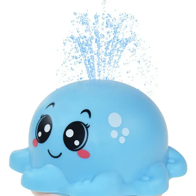 Juguete de Baño Pulpo con Rociador de Agua y Luz 2
