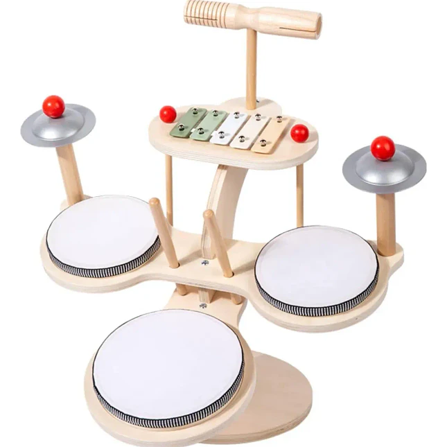 Set de Instrumentos Musicales de Madera para Niños 3
