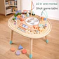 Mesa de Actividades Multisensorial de Madera para Niños - Miniatura 3