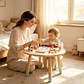 Mesa de Actividades Multisensorial de Madera para Niños - Miniatura 4