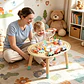 Mesa de Actividades Multisensorial de Madera para Niños - Miniatura 5