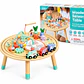 Mesa de Actividades Multisensorial de Madera para Niños - Miniatura 1