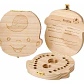 Cajita de Madera para Dientes de Leche y Recuerdos de Bebé - Miniatura 1