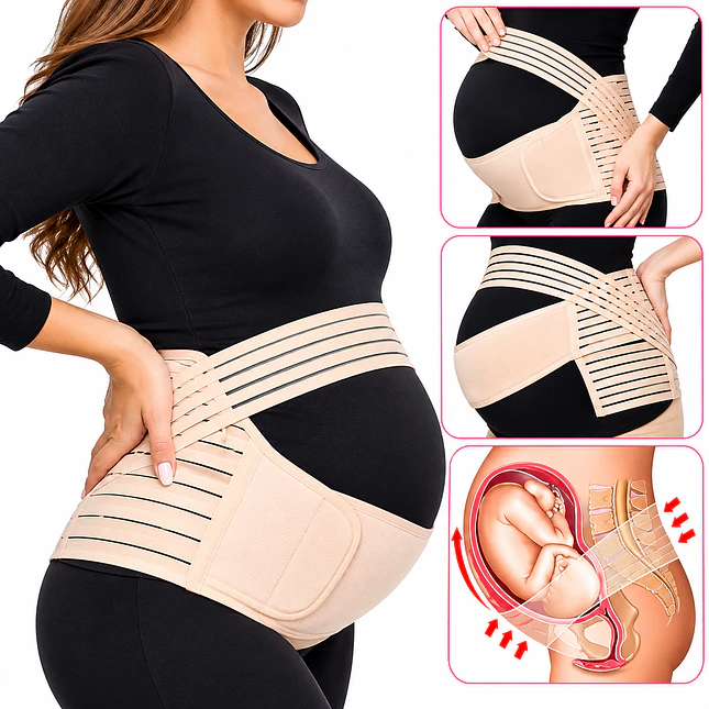 Faja de Soporte para Embarazo con Tirantes 1