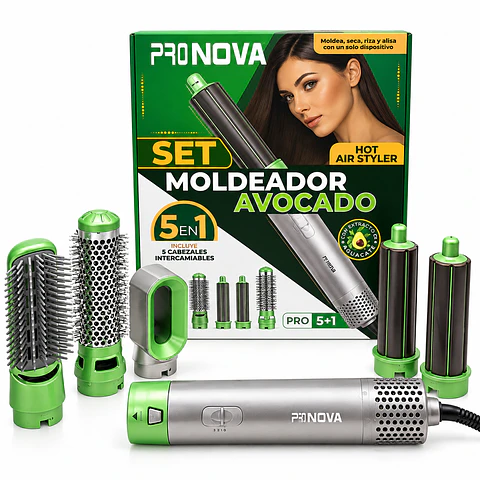 Set Moldeador PRONOVA PRO-5+1 5 en 1