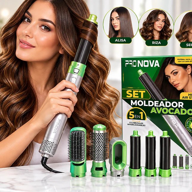 Set Moldeador PRONOVA PRO-5+1 5 en 1 2