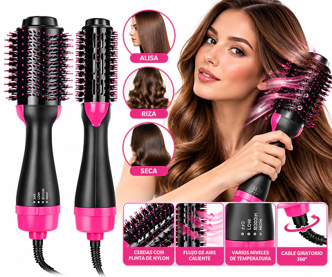 Cepillo Secador Voluminizador 2 en 1 1100W