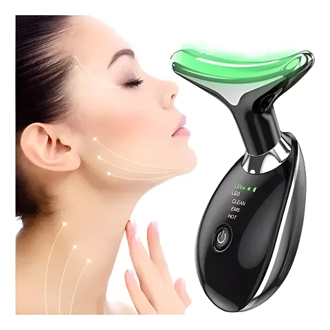Masajeador Facial y Cuello LED EMS