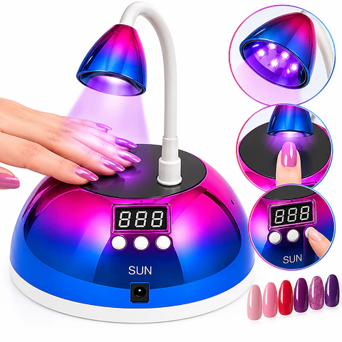 Lámpara LED para Manicure con Temporizador Digital