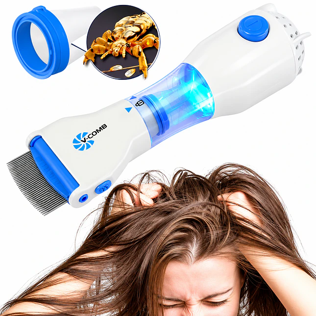 LicitEC V-Comb Eliminador de Piojos y Liendres por Succión 1