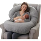 Combo Almohada de Lactancia Tipo C y Faja de Soporte para Embarazo - Miniatura 4