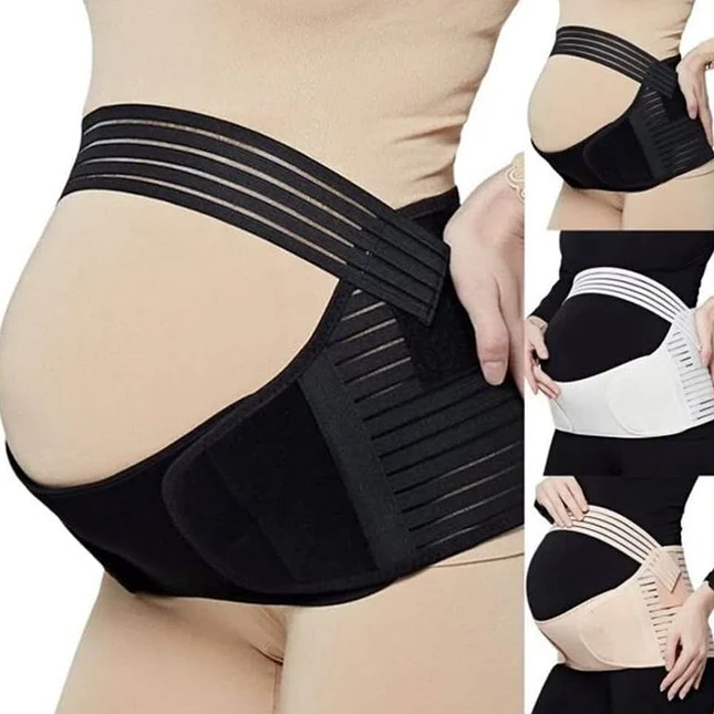 Combo Almohada de Lactancia Tipo C y Faja de Soporte para Embarazo 3