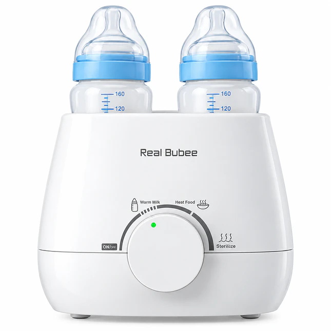 Calentador y Esterilizador de Teteros Doble Real Bubee 6 en 1 1