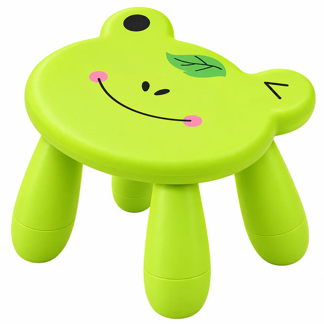 Taburete Infantil de Plástico con Diseños de Animales 2
