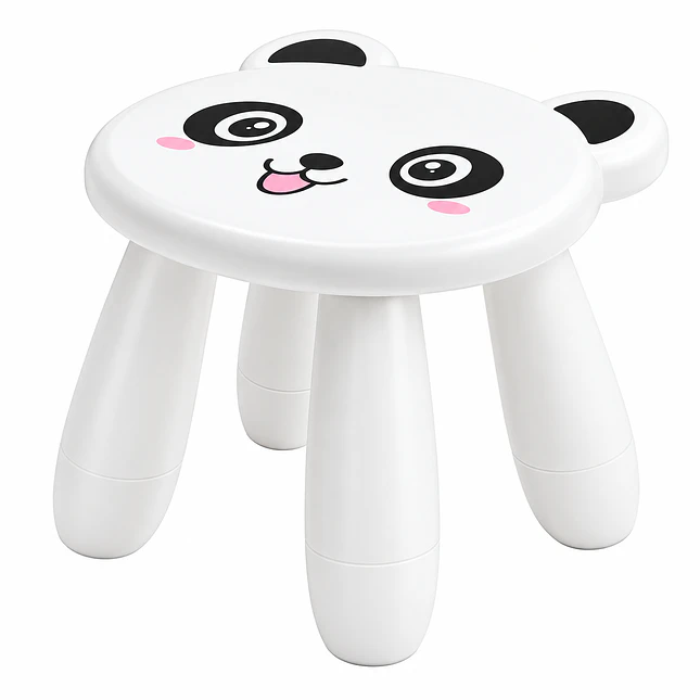 Taburete Infantil de Plástico con Diseños de Animales 1