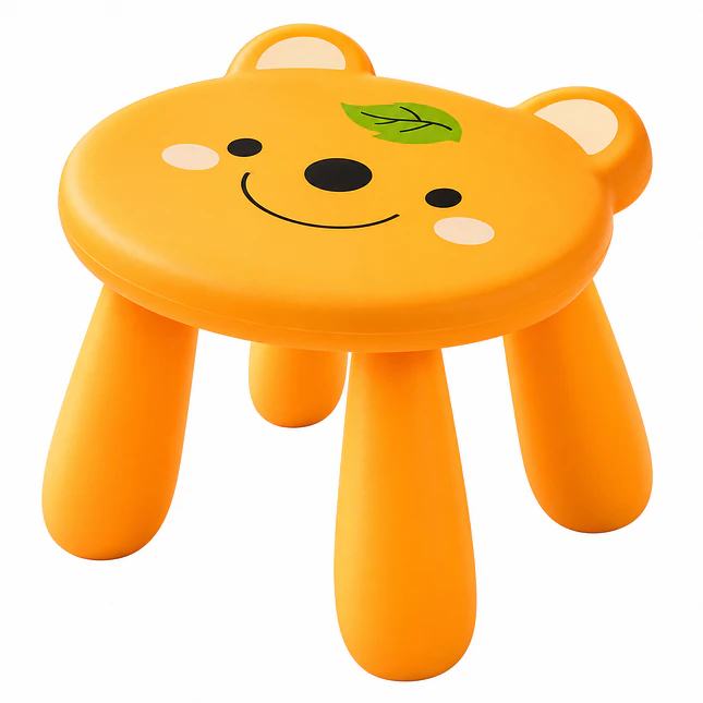 Taburete Infantil de Plástico con Diseños de Animales 3