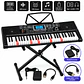 Organeta MK-2115 de 61 Teclas con Soporte Plegable para Piano - Miniatura 1