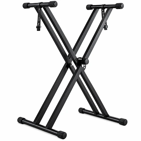 Soporte Plegable para Piano con 4 Brazos Ajustable