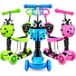 Patineta Scooter Monopatín 5 en 1 Mariquita con Luces LED - Miniatura 1