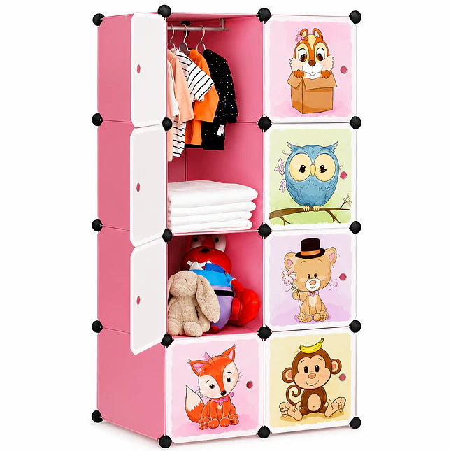 Closet Armario Modular 8 Cubos 8001 1