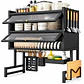 Escurridor de Platos 65 cm Doble Nivel – Negro - Miniatura 1