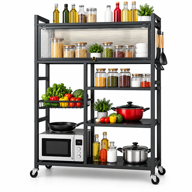 Estante Organizador de Cocina Metálico Multifuncional 1