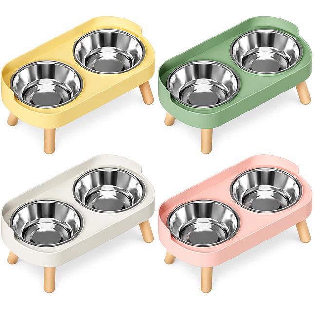 Comedero Elevado para Perros y Gatos 1