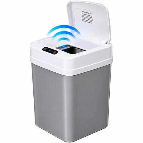 Caneca de Basura Automática con Sensor 13 Litros