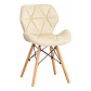 Silla de Comedor Estilo Eames con Base Metálica - Miniatura 2