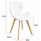 Silla de Comedor Estilo Eames con Base Metálica - Miniatura 4