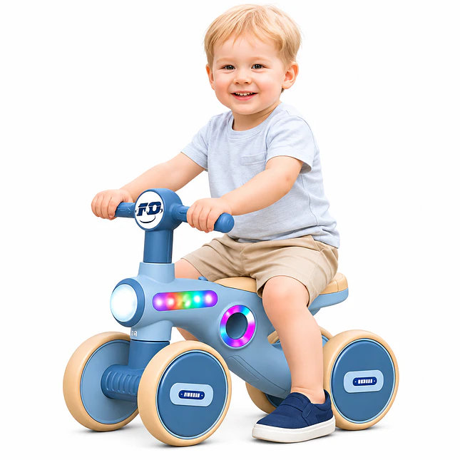 Triciclo Paseador para Niños con Luces y Música 2