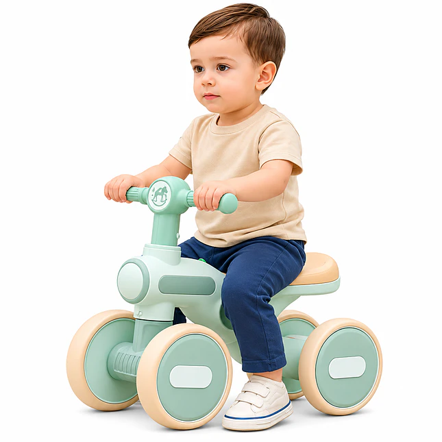 Triciclo Paseador para Niños con Luces y Música 3