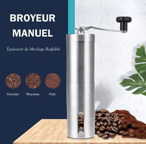 Molino de Café Manual con Rebabas Cerámicas