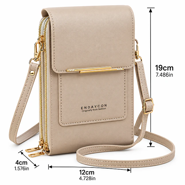 Bolso Tipo Cartera Versátil para Celular y Accesorios 6