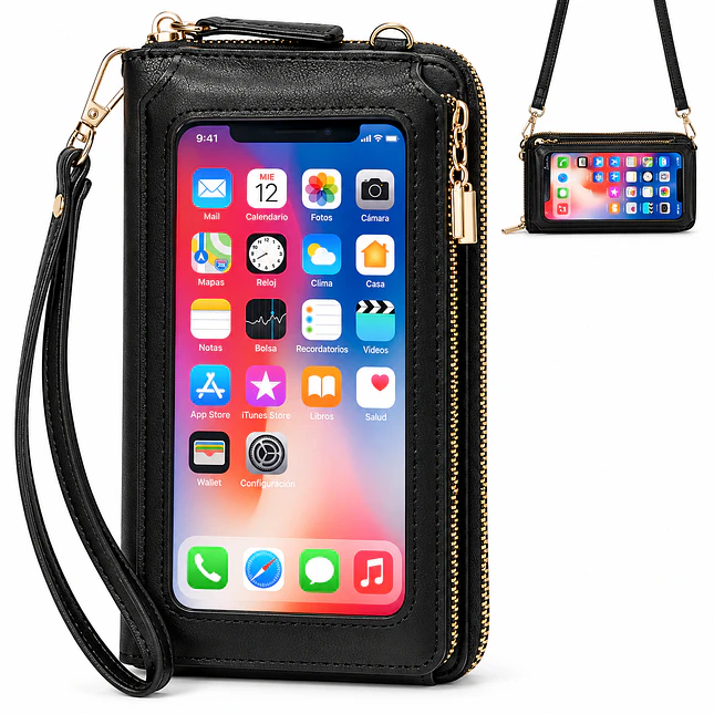 Bolso Tipo Cartera Versátil para Celular y Accesorios 4