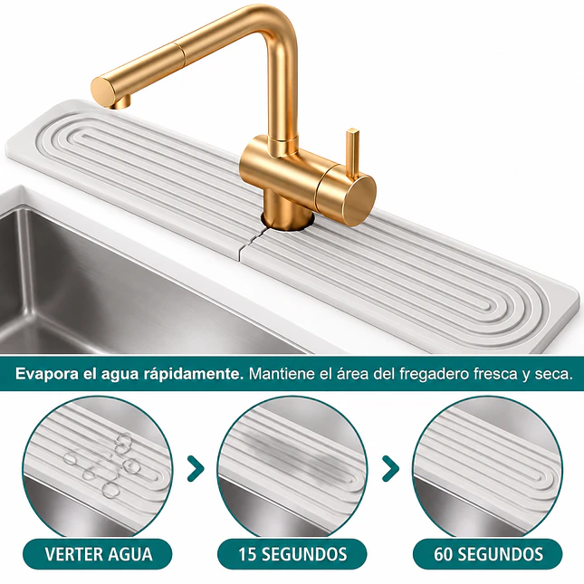 Bandeja de Secado de Diatomita para Fregadero 5