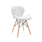 Silla de Comedor Estilo Eames con Base Metálica - Miniatura 1