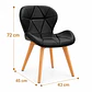 Silla Eames Acolchada con Patas de Madera - Miniatura 4