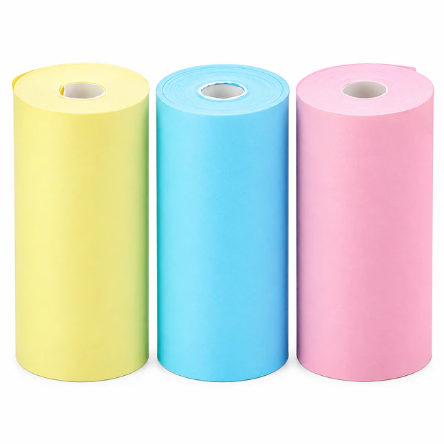 Rollo Papel Térmico x3 Colores para Mini Impresora o Cámara 3