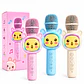 Micrófono Karaoke Infantil MC883 Bluetooth con Luces LED - Miniatura 1