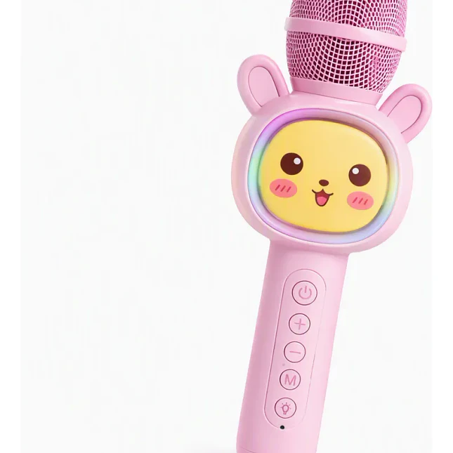Micrófono Karaoke Infantil MC883 Bluetooth con Luces LED 3