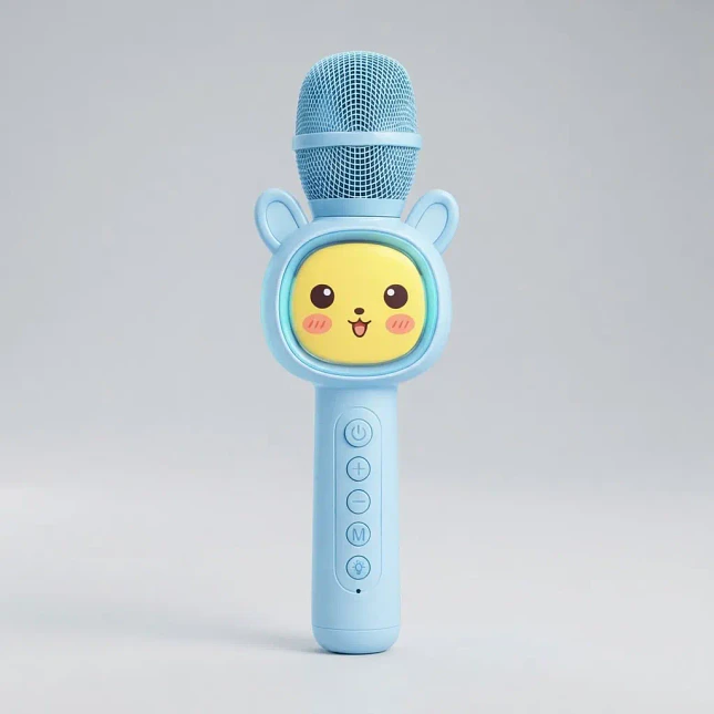 Micrófono Karaoke Infantil MC883 Bluetooth con Luces LED 4