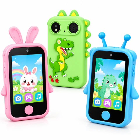 Cámara Celular Táctil para Niños con Juegos y MP3